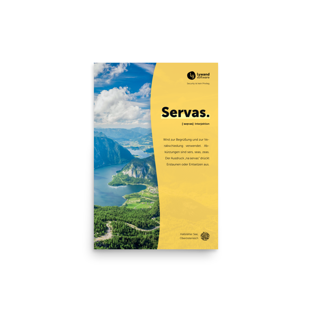 Poster "Servas"