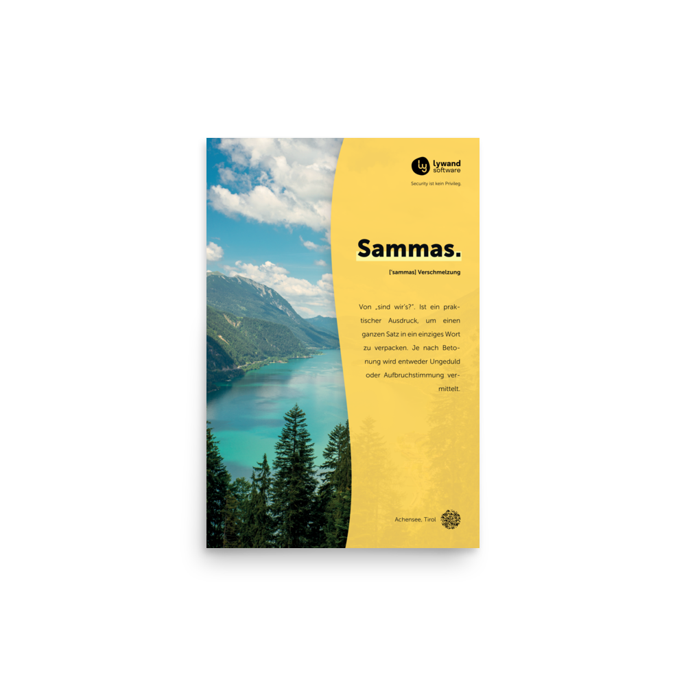 Poster "Sammas"