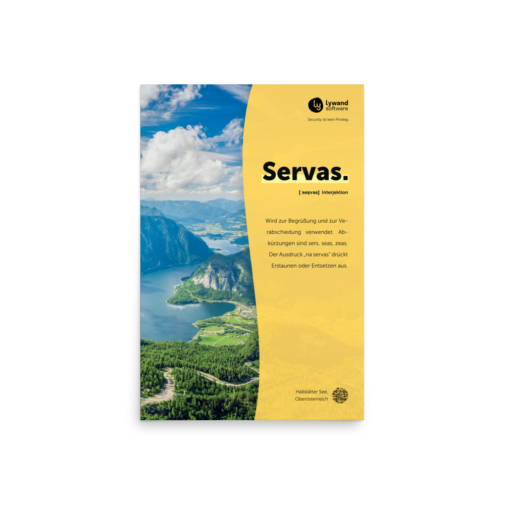 Poster "Servas"