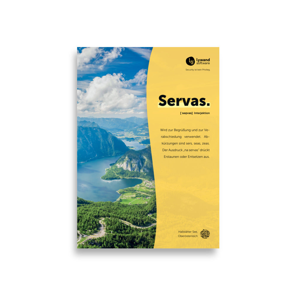 Poster "Servas"