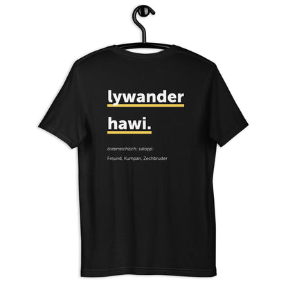 Leiberl in schwarz "lywander Hawi"